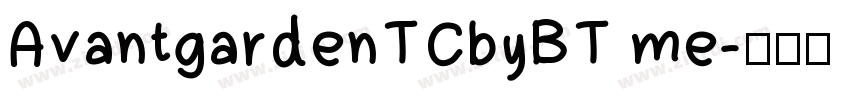 AvantgardenTCbyBT me字体转换